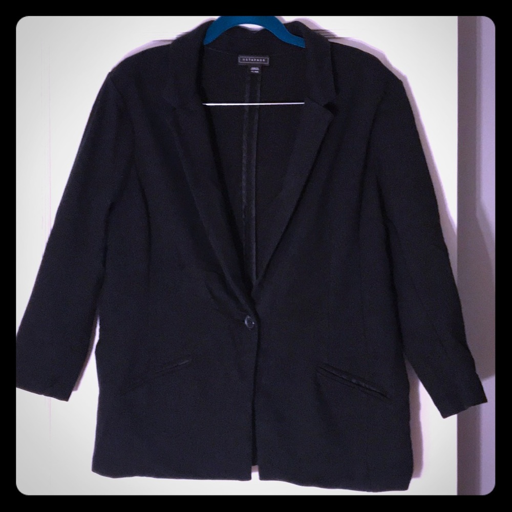 Black stretchy blazer